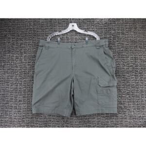 Duluth Trading Cargo Shorts Mens 43 (Tag 44) Gray Coolmax Flex Fire Hose Relaxed